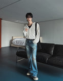 Cora Damage Bootcut Denim Pants