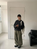 Comfy Hairy Round Knit