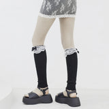 Sereni Ribbon Lace Leg Warmer