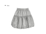 Buro Frill Banding Balloon Midi Skirt