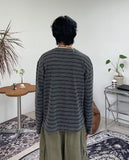 Quen ST Pigment Henley Neck T-Shirt