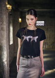 Melting Butterfly CROP TEE