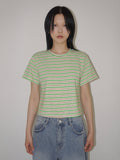 MELODY STRIPE CROP T