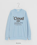 [unisex] Scom Lettering Over Sweatshirt