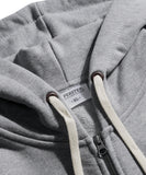 Overround heavyweight hoodie zip-up