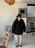 [unisex] Yohin side pin tuck wide jogger pants