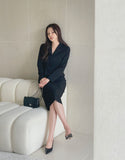 Ariel Tailored Collar Short Jacket