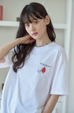 Strawberry Band Short Sleeve Tee