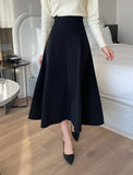 Jaylin Color Matching Collar Shirring Knit