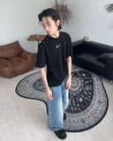 Teffin Shoulder Button Short Sleeve T-shirt