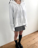Nova Flower Lace Hooded Zip-up