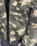 Henard Camo Quilted Hood Jumper