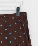 Fiila Vintage Dot Pleated Midi Skirt