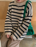 Tunve Stripe Over Knit