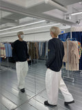 Buttoned Bijo Line Pants