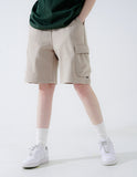 Round Cargo Hard Tag Half Pants