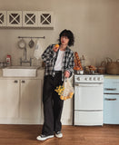 Country crop check shirt