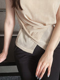 Niroin Cross Cap Sleeve Short Sleeve