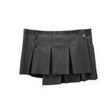Labelly Pleated Wrap Skirt