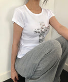 Kuon Metallic Short Sleeve T-shirt