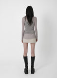 Low Layered Cardigan Knit