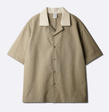 Bliss Open Collar Half Shirt