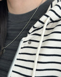 Kimo Stripe Hood Zip-Up