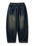 Moderate Thin Balloon Denim Pants