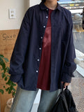 [Unisex] Le Poquin Basic Over Long Sleeve Shirt