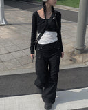 Taya Layered Sleeveless Cardigan Set