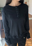 Toel Dot Frill Long Sleeve T-Shirt