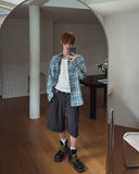 Spud Two-Pintuck Bermuda Slacks