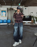 Zed Cat Balloon Denim Pants