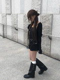 [MADE] Somit Button Sleeveless Hood Bolero Set