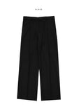 Cherny one tuck wide slacks