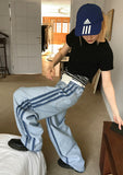 INSIDE OUT TRACK DENIM