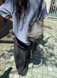 [unisex] Casa Denim Balloon Wide Banding Pants