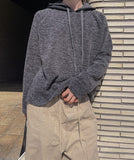 Daford color matching knit hoodie