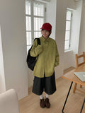 Stind Star Patch Raw Bermuda Pants