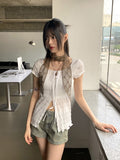 Beto Vintage Washing Denim Shorts
