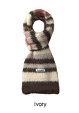 Diven Stripe Wool Muffler
