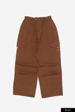 Sihora snap cargo parachute pants