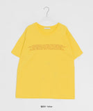 Sayano Lettering Over Fit Color Short Sleeve Tee
