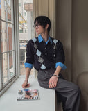 Jeff Argyle Knit Cardigan