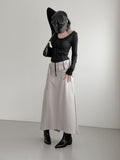 Hoodie Strap V-Neck Tee
