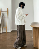 Skin Half Neck Knit Sweatshirt