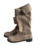 1185 Folding Belt Long Boots (3cm)