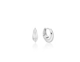 Champagne Moon Silver Goutte Glint Earrings XS