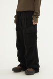 Stowe pin-tuck corduroy cargo pants