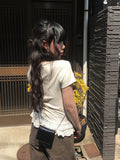 Jame Frill Tiered Short Sleeve T-Shirt